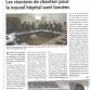 Article paru dans le Confolentais le jeudi 25 Avril 2013
